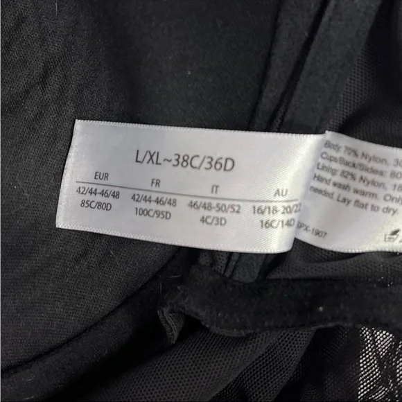 SPANX Boostie-Yay Black Shapewear Size L/XL 38C/36D - Great Condition - Picture 9 of 9